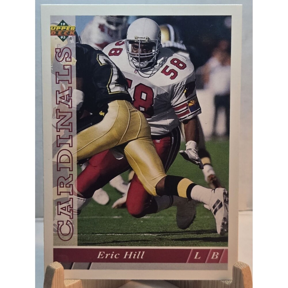 1993 Upper Deck Eric Hill #398 Arizona Cardinals NFL Football Card Linebacker